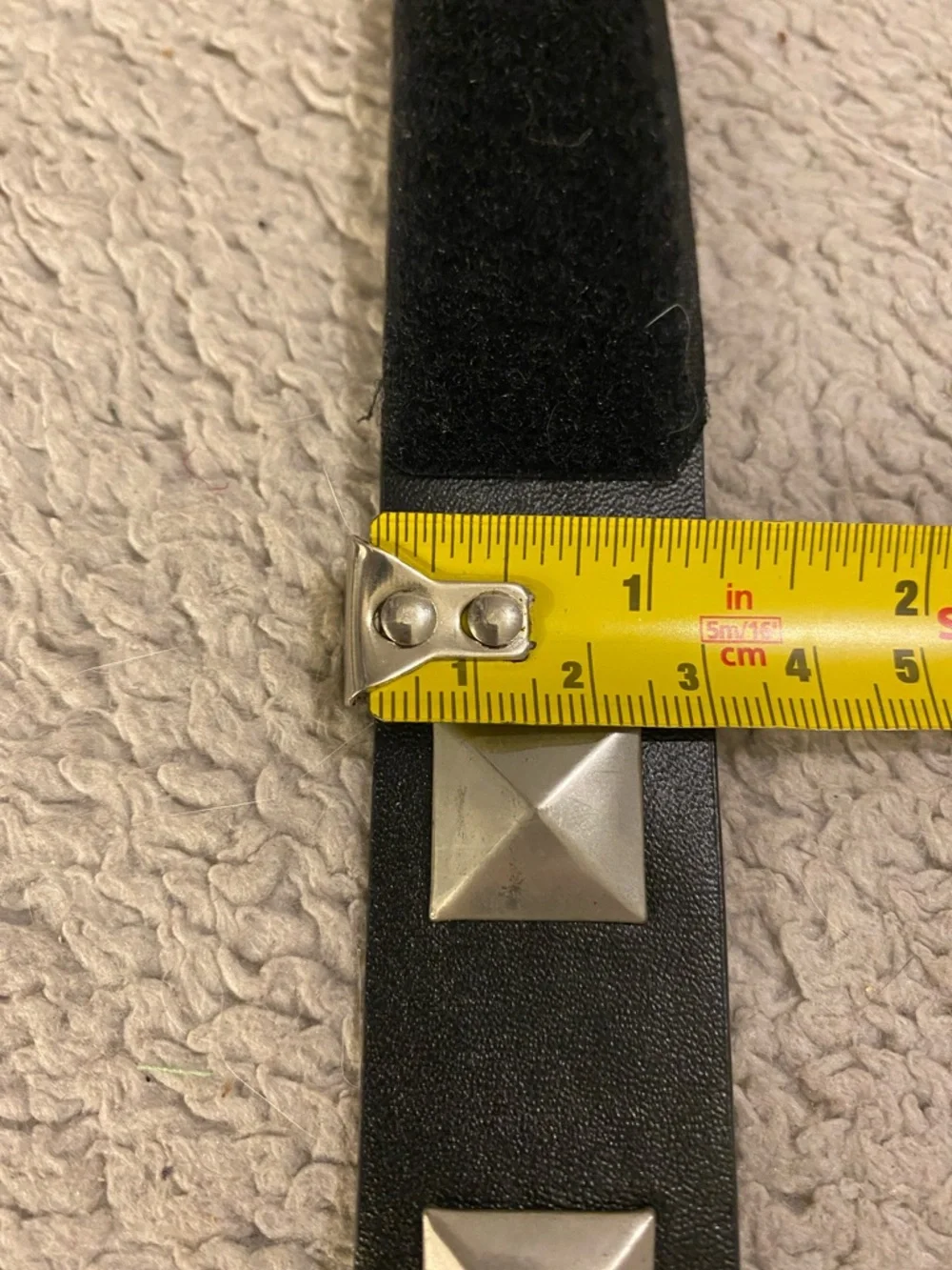 Monster High studded faux leather belt, notable for its iconic skull-and-bow